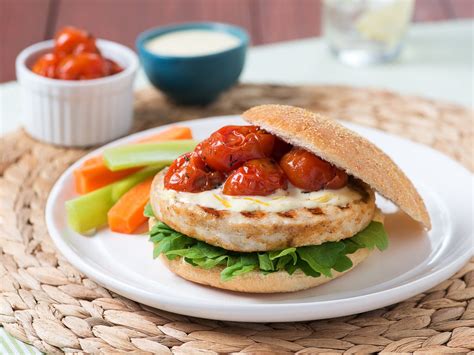 How does Turkey Burger with Tomato Jam & Arugula fit into your Daily Goals - calories, carbs, nutrition