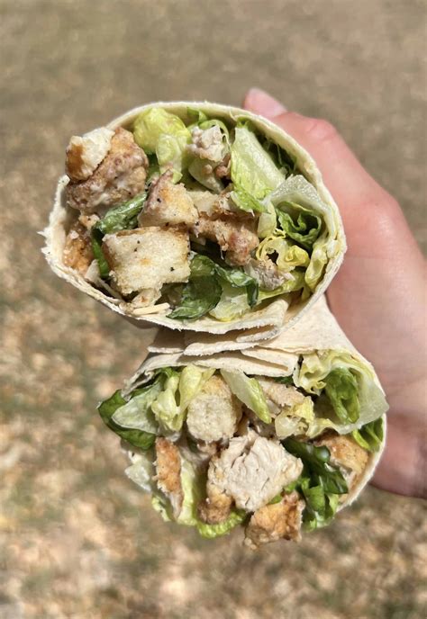 How does Turkey Caesar Wrap fit into your Daily Goals - calories, carbs, nutrition