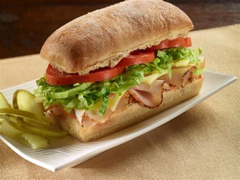 How does Turkey Cheese Ciabatta fit into your Daily Goals - calories, carbs, nutrition