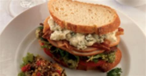 How does Turkey Cobb Sandwich with Blue Cheese on a Brioche (111886.0) fit into your Daily Goals - calories, carbs, nutrition