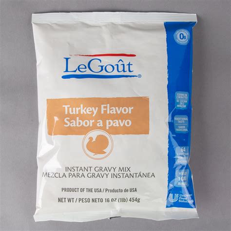 How does Turkey Gravy Mix, Legout fit into your Daily Goals - calories, carbs, nutrition