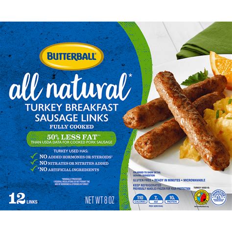 How does Turkey Sausage Link fit into your Daily Goals - calories, carbs, nutrition