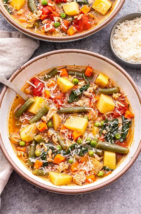 How does Turkey Vegetable Soup fit into your Daily Goals - calories, carbs, nutrition