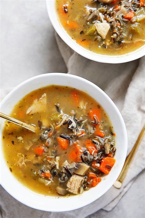 How does Turkey Vegetable and Wild Rice Soup fit into your Daily Goals - calories, carbs, nutrition