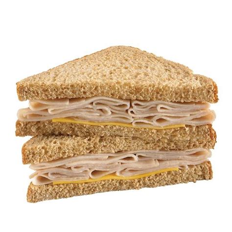 How does Turkey Wedge Sandwich (Whole Wheat) fit into your Daily Goals - calories, carbs, nutrition