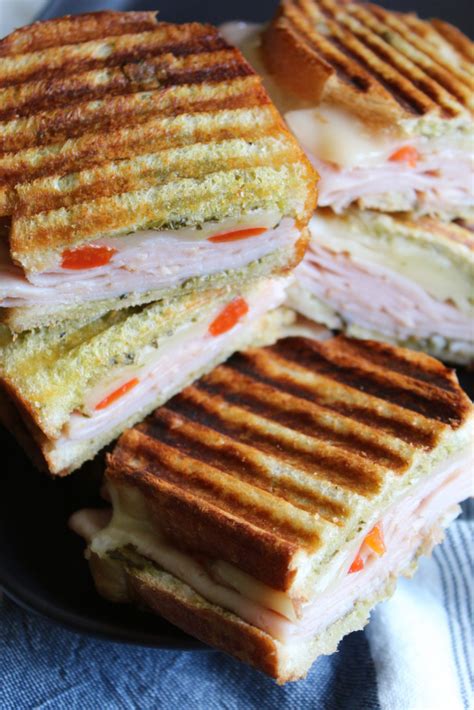 How does Turkey and Roasted Red Pepper Panini fit into your Daily Goals - calories, carbs, nutrition