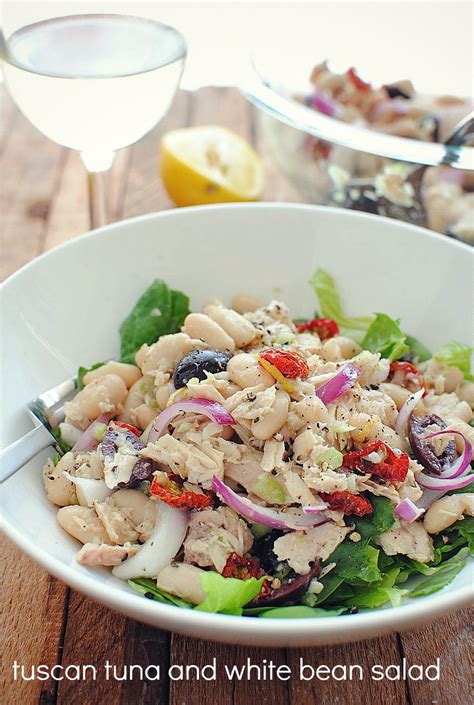 How does Tuscan White Bean Salad with Tuna fit into your Daily Goals - calories, carbs, nutrition