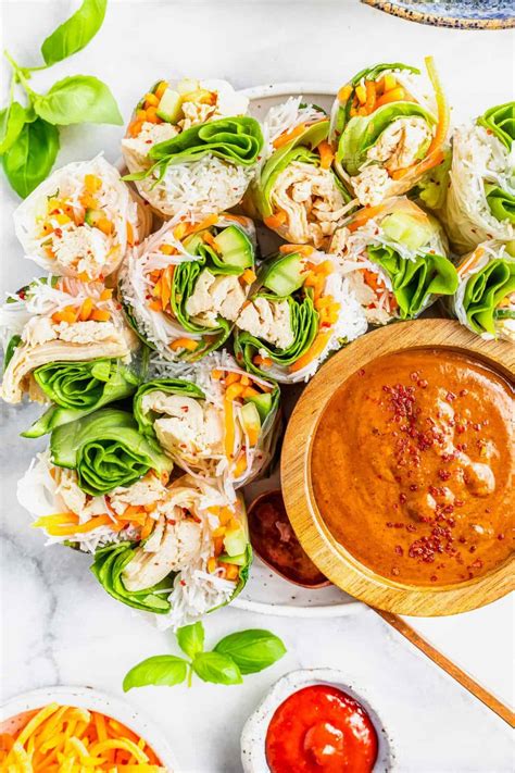 How does Two Lemon Grass Chicken Summer Roll fit into your Daily Goals - calories, carbs, nutrition