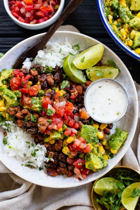 How does Two-Bean Burrito Bowl fit into your Daily Goals - calories, carbs, nutrition