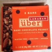 How does Uber Dark Chocolate Peanut fit into your Daily Goals - calories, carbs, nutrition