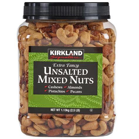 How does Unsalted Mixed Nuts fit into your Daily Goals - calories, carbs, nutrition