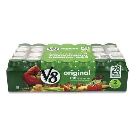 How does V 8 Vegetable Juice 11.5 Oz fit into your Daily Goals - calories, carbs, nutrition