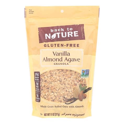 How does Vanilla Almond Agave Granola fit into your Daily Goals - calories, carbs, nutrition