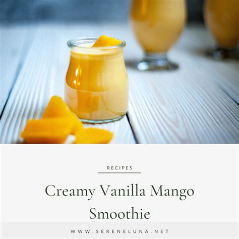 How does Vanilla Mango Smoothie fit into your Daily Goals - calories, carbs, nutrition