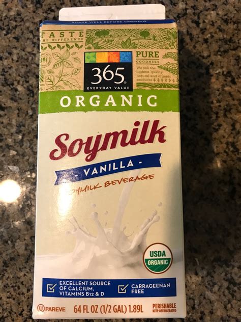How does Vanilla Soymilk fit into your Daily Goals - calories, carbs, nutrition
