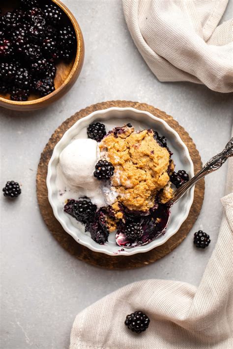 How does Vegan Blackberry Cobbler fit into your Daily Goals - calories, carbs, nutrition