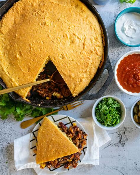 How does Vegan Chili Cornbread Pie fit into your Daily Goals - calories, carbs, nutrition