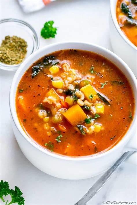 How does Vegetable Barley Soup fit into your Daily Goals - calories, carbs, nutrition