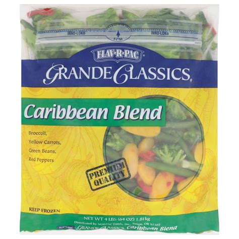 How does Vegetable Caribbean Blend fit into your Daily Goals - calories, carbs, nutrition