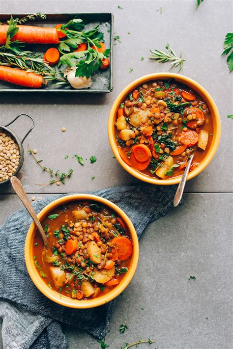 How does Vegetable Lentil Soup fit into your Daily Goals - calories, carbs, nutrition