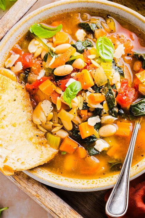 How does Vegetable Orzo Soup fit into your Daily Goals - calories, carbs, nutrition