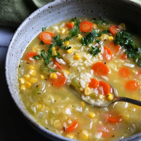 How does Vegetable Rice Soup fit into your Daily Goals - calories, carbs, nutrition