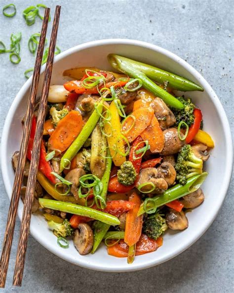 How does Vegetable Stir Fry fit into your Daily Goals - calories, carbs, nutrition