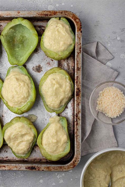 How does Vegetable Stuffed Chayote Squash fit into your Daily Goals - calories, carbs, nutrition