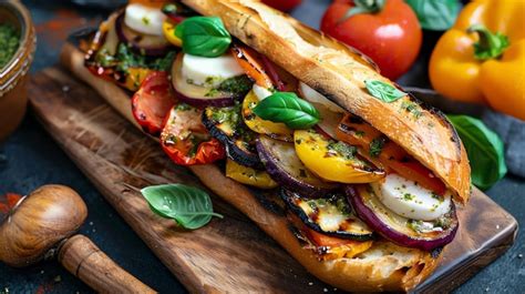 How does Vegetable and Mozzarella Baguette (16340.1) fit into your Daily Goals - calories, carbs, nutrition