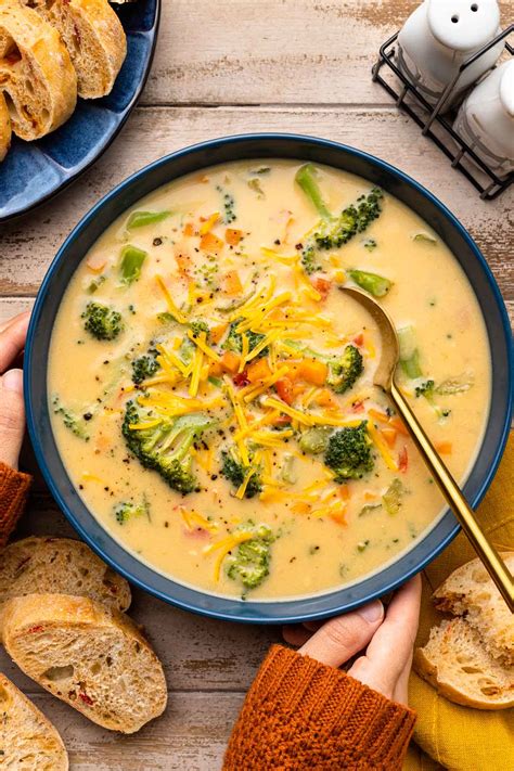 How does Vegetarian Broccoli Cheddar Soup fit into your Daily Goals - calories, carbs, nutrition