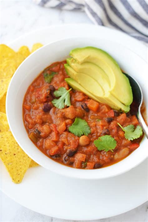 How does Vegetarian Chili fit into your Daily Goals - calories, carbs, nutrition