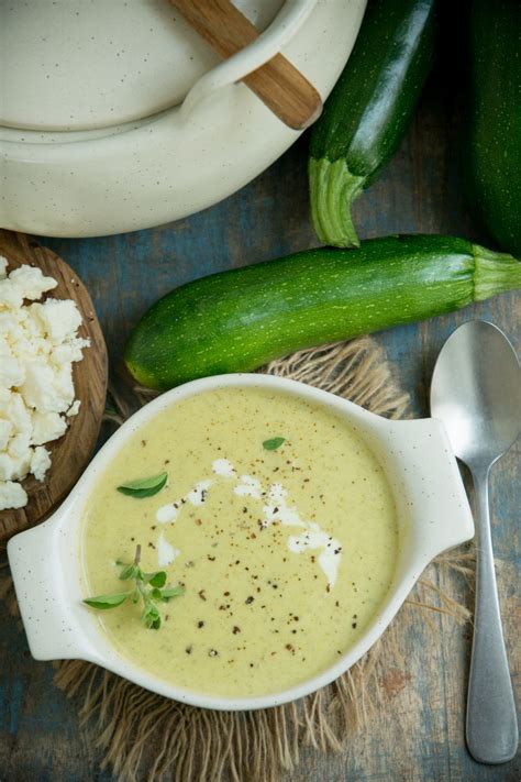 How does Vegetarian Cream of Zucchini Soup fit into your Daily Goals - calories, carbs, nutrition