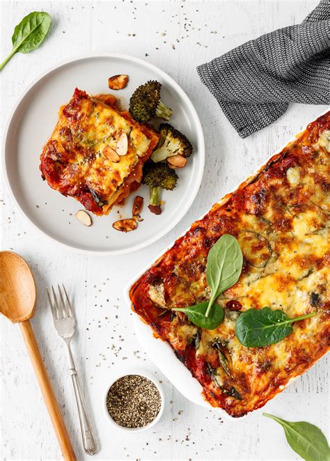 How does Vegetarian Lasagna with Broccoli fit into your Daily Goals - calories, carbs, nutrition