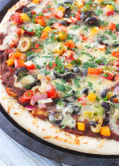 How does Vegetarian Mexican Pizza fit into your Daily Goals - calories, carbs, nutrition