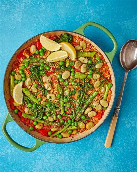 How does Vegetarian Paella with Edamame fit into your Daily Goals - calories, carbs, nutrition