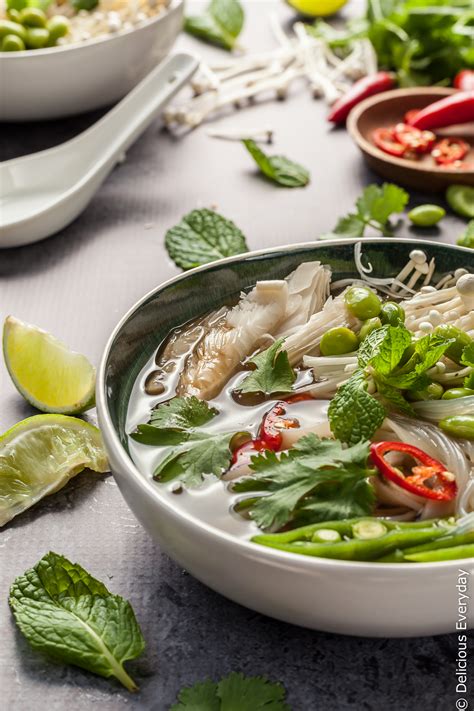 How does Vegetarian Pho fit into your Daily Goals - calories, carbs, nutrition