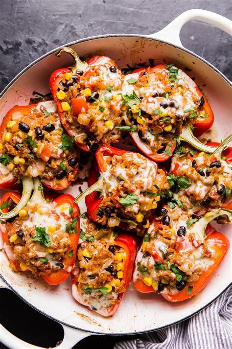 How does Vegetarian Stuffed Green Peppers fit into your Daily Goals - calories, carbs, nutrition