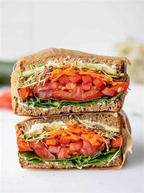 How does Veggie Sandwich on Whole Grain Wheat fit into your Daily Goals - calories, carbs, nutrition