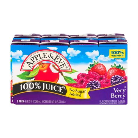 How does Very Berry Juice Box fit into your Daily Goals - calories, carbs, nutrition