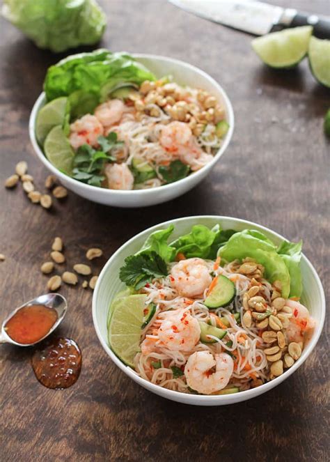 How does Vietnamese Noodle Bowl with Shrimp fit into your Daily Goals - calories, carbs, nutrition