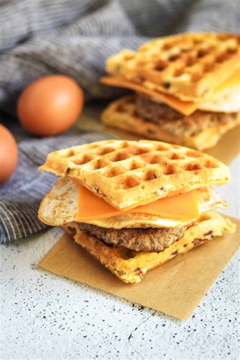 How does Waffle Breakfast Sandwich fit into your Daily Goals - calories, carbs, nutrition