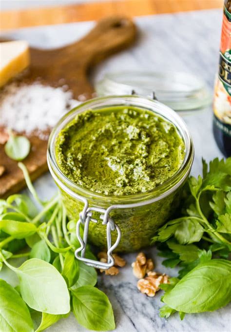 How does Walnut Pesto fit into your Daily Goals - calories, carbs, nutrition