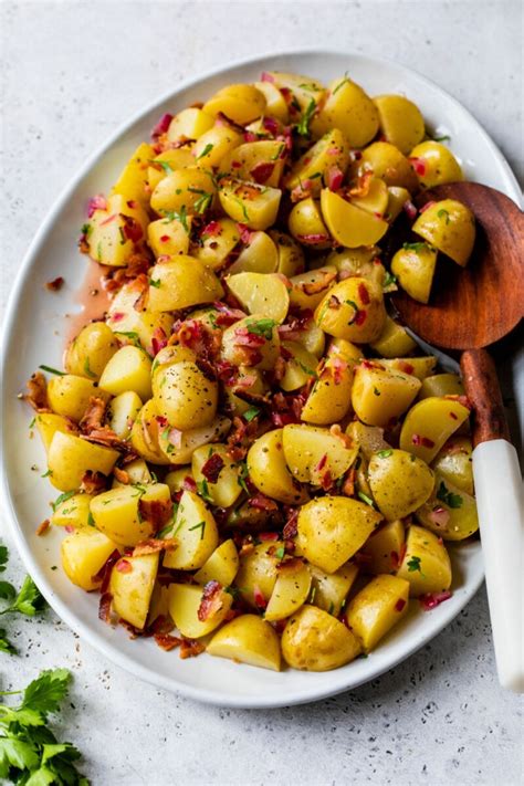 How does Warm German Potato Salad fit into your Daily Goals - calories, carbs, nutrition