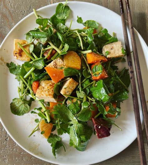 How does Watercress and Tofu Salad fit into your Daily Goals - calories, carbs, nutrition