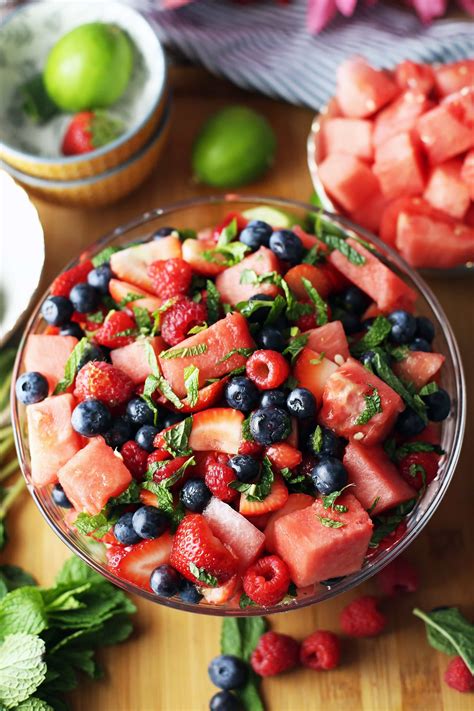 How does Watermelon Berry Salad fit into your Daily Goals - calories, carbs, nutrition