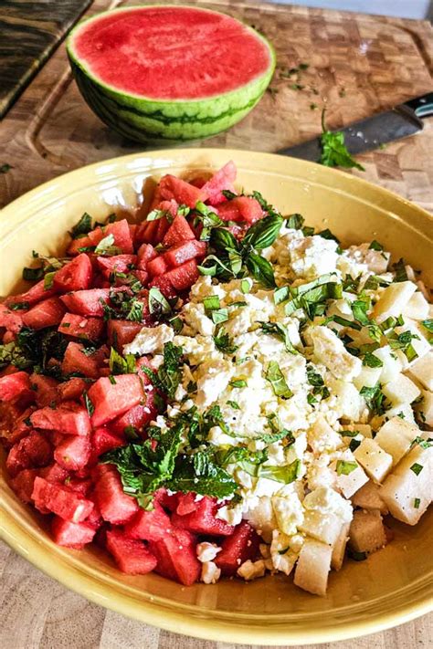 How does Watermelon Jicama and Feta Salad fit into your Daily Goals - calories, carbs, nutrition