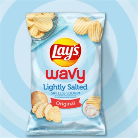 How does Wavy Lightly Salted fit into your Daily Goals - calories, carbs, nutrition