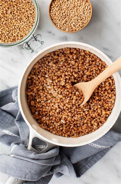 How does Wheat Berries Cooked Basic Method 1 Cup fit into your Daily Goals - calories, carbs, nutrition