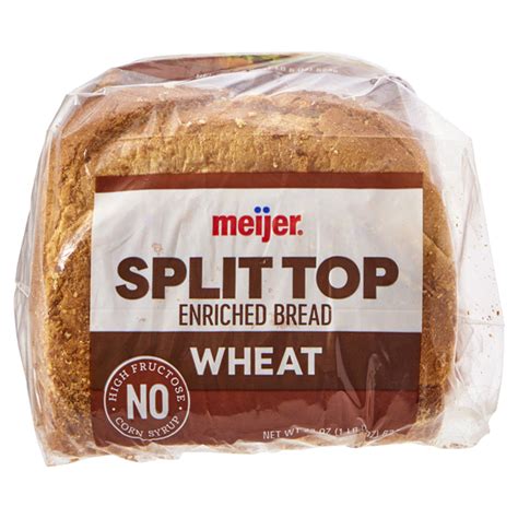 How does Wheat Split Top Wheat Bread fit into your Daily Goals - calories, carbs, nutrition