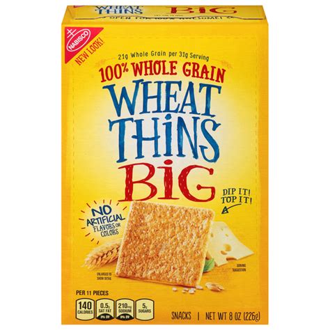 How does Wheat Thins Flat Bread fit into your Daily Goals - calories, carbs, nutrition